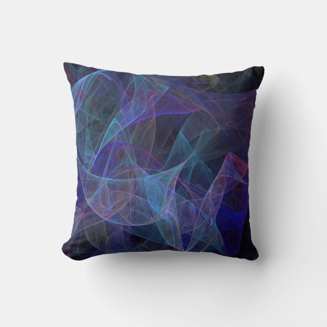 Almofada Abstrato reversível com Travesseiro texturizado mu (Frente)