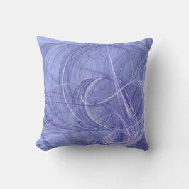 Almofada Abstrato reversível Texturizado, Travesseiro azul 