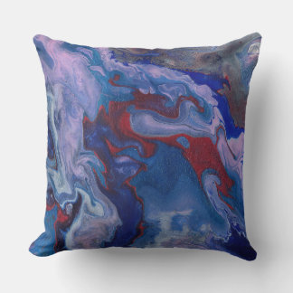Almofada Abstrato Roxo Travesseiro Vibrante