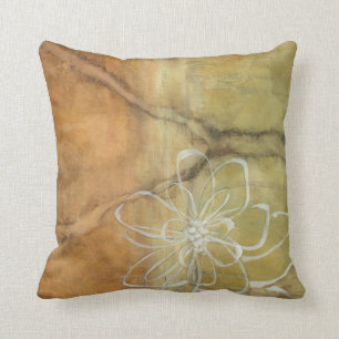 Almofada Abstrato Silhouette Pintura em Fundo de Tom