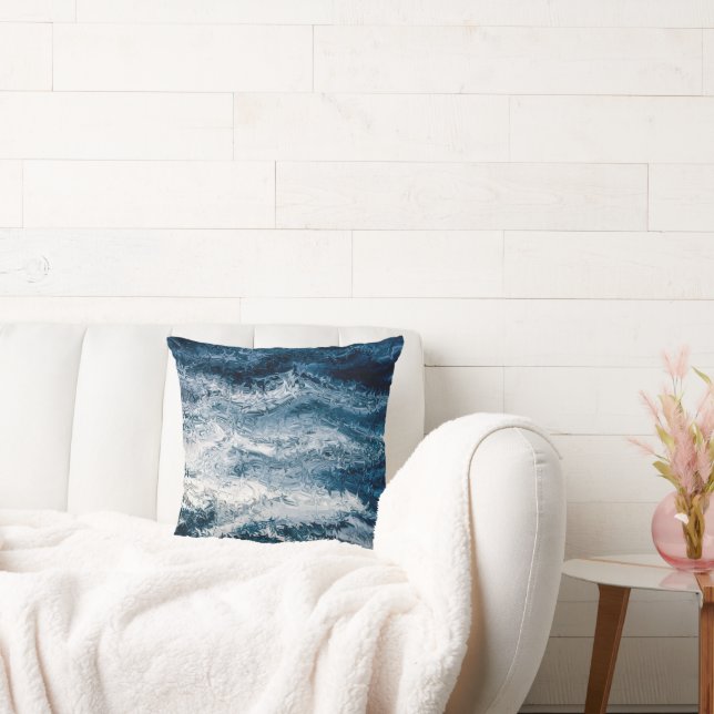 Almofada Abstrato Sky Blue (Sofá)