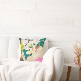 Almofada Abstrato Tropical Orchids Modern Home Decor