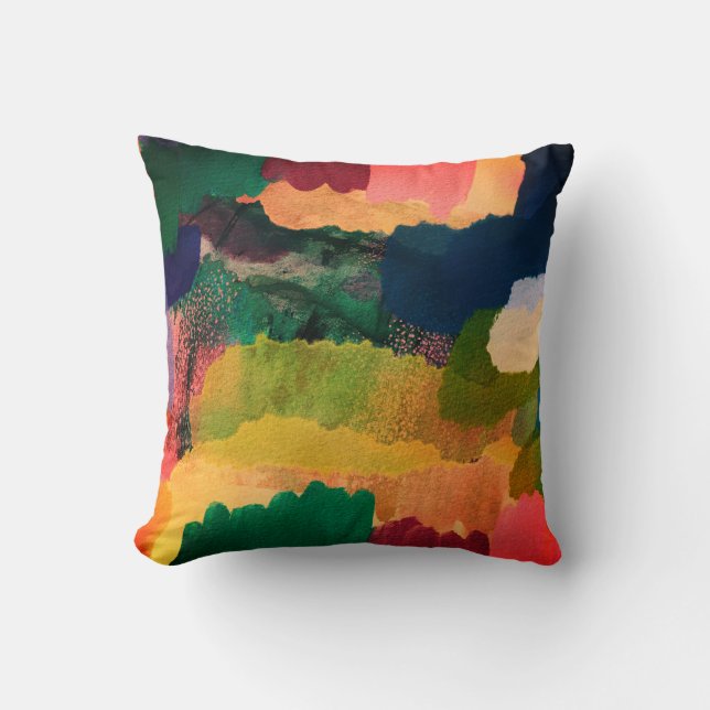 Almofada Abstrato único moderno em negrito (Frente)