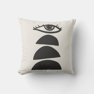 Almofada Abstrato vendo olho com trendência T de balanceam