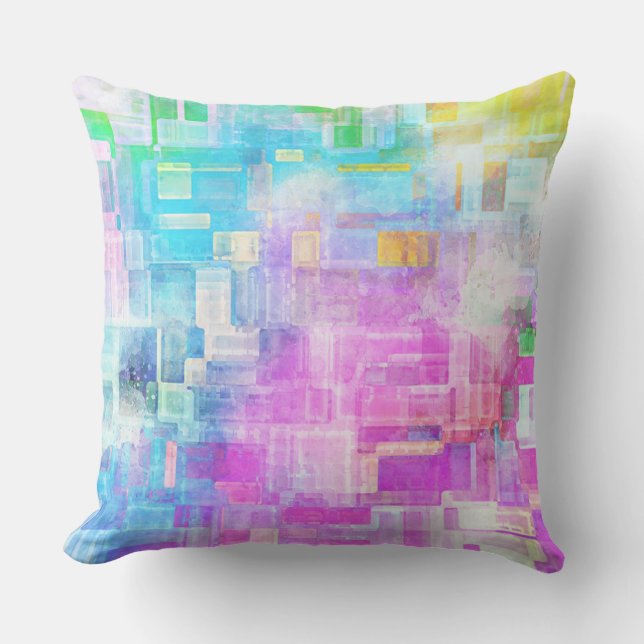 Almofada Abstrato Watercolor (Frente)