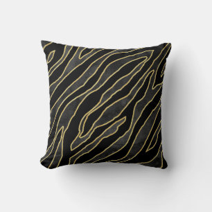 Almofada Abstrato zebra listrada. Ilustração de impressã