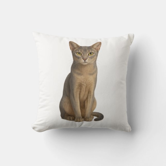 Almofada Abyssinian Blue Cat Pillow (Frente)