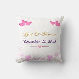 Almofada "Acabamos de nos casar" Travesseiros decorativos d