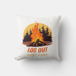 Almofada Acampamento Burt Lake Michigan