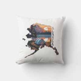 Almofada Acampamento de Contorno do Alasca