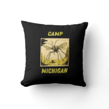 Acampamento Michigan - travesseiro perfeito para o