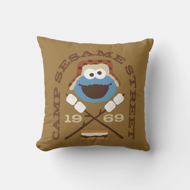 Almofada Acampamento Sesame Street 1969 (Frente)