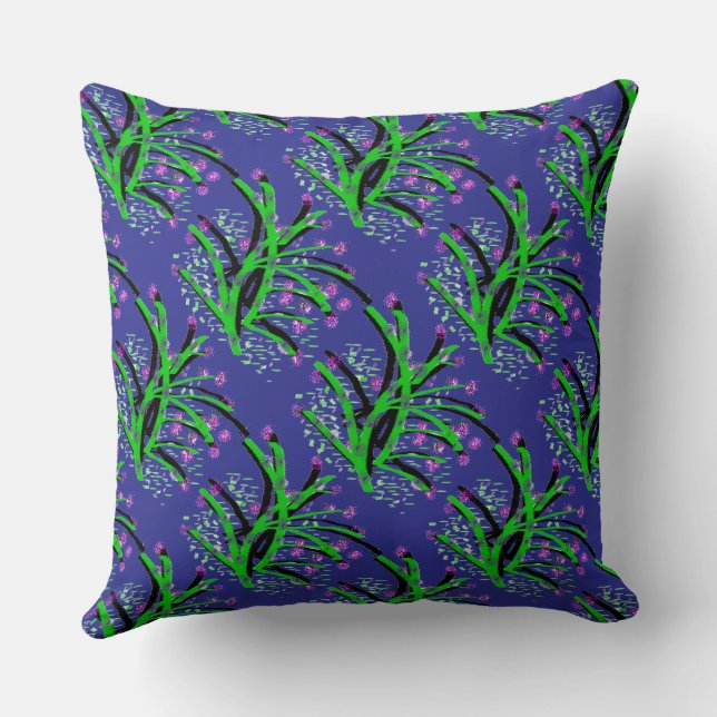 Almofada Accent Shrub Decorative Deep Blue  (Verso)