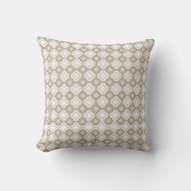 Almofada Accessible Beige Throw Pillow (Frente)
