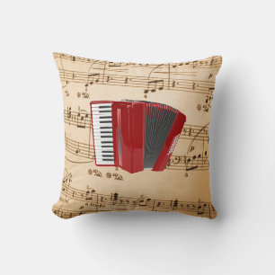 Almofada Accordion Music, design popular