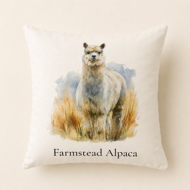 Almofada Acento de Casa de Campo Alpaca Personalizado (Criador carregado)
