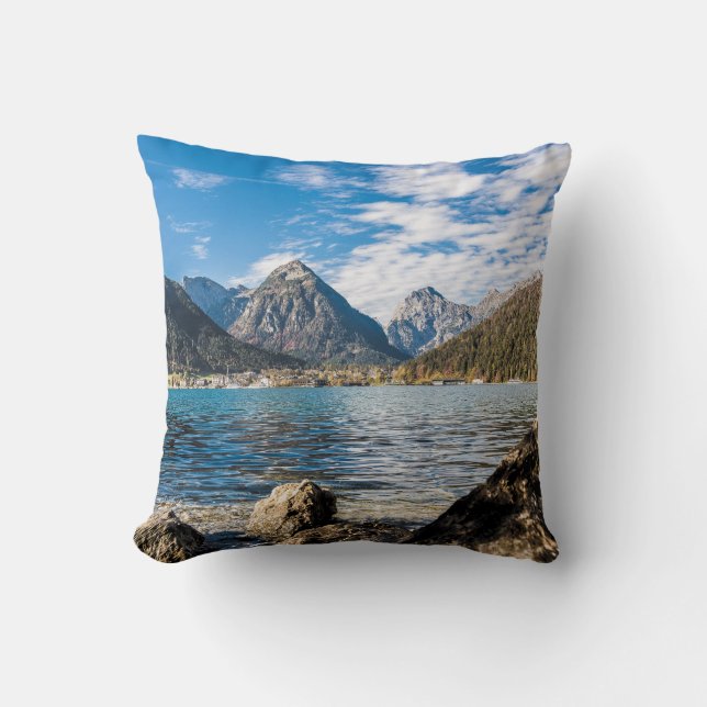 Almofada Achensee Tirol Retro Áustria Feriado Souvenir (Frente)