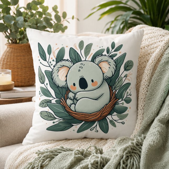 Almofada Aconchegue-se com o Nosso Adorável Travesseiro de  (Snuggle Up with Our Adorable Koala Plush Pillow)