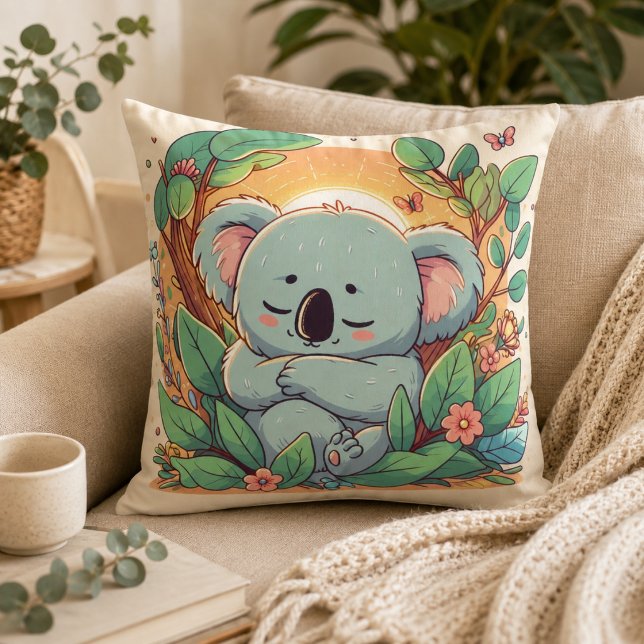 Almofada Aconchegue-se com o Nosso Adorável Travesseiro de  (Snuggle Up with Our Adorable Koala Plush Pillow)