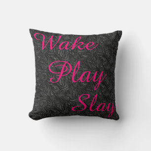 Almofada Acordar Play White Black and Pink REVERSABLE