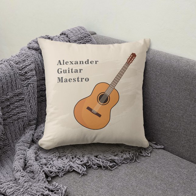 Almofada Acoustic Guitar (Acoustic Guitar Pillow)