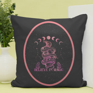 Almofada Acredita Na Arte Mágica Celestial Wiccan