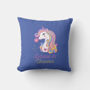 Almofada Acredite No Unicórnio Mágico