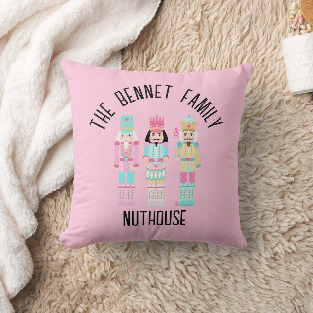Almofada Acrilico de Natal Personalizado com Nome (Cobertor)