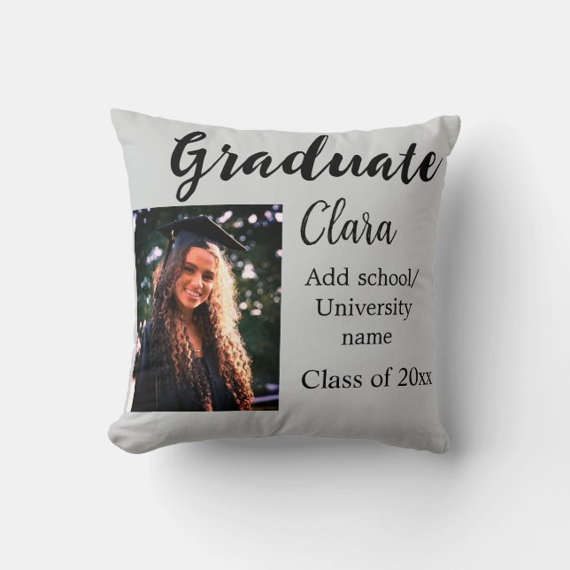 Almofada Adição de gradação classe de nome de 20xx felgrats (Frente)