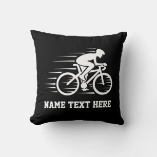 Almofada Adicionar Nome / Texto Bicicleta Velocidade do Cav