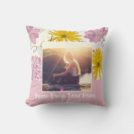 Almofada Adicionar sua própria imagem e texto
