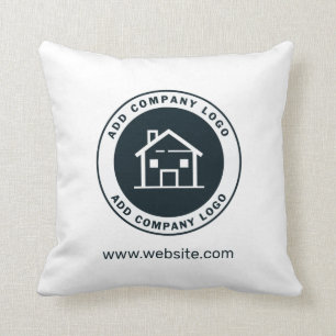 Almofada Adicione o logotipo da sua empresa personalizado d