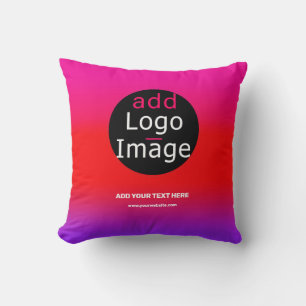 Almofada Adicione o logotipo Magenta personalizável para em