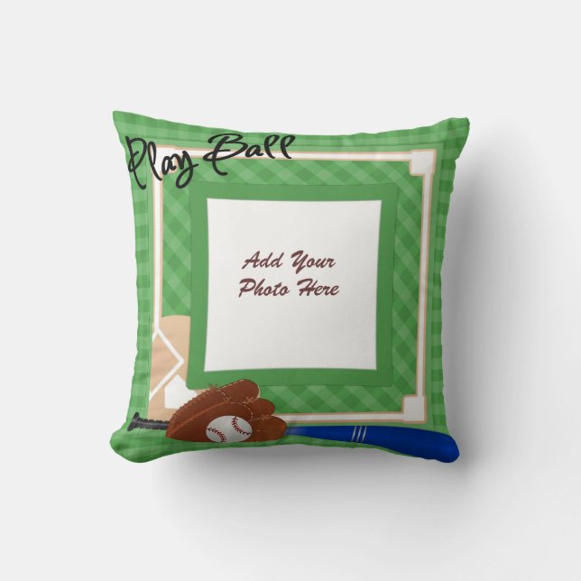 Almofada Adicione seu Travesseiro de bola de fotos (Frente)