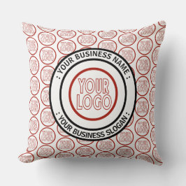 Almofada Adicione sua marca de logotipo personalizado para