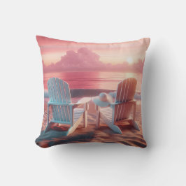 Almofada Adirondack Chairs No Pink Sunset