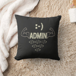 Almofada Administrador Admin IT Sysadmin Computer Scientist