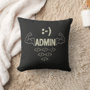 Almofada Administrador Admin IT Sysadmin Computer Scientist