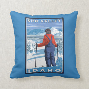 Almofada Admiração do esquiador - Sun Valley, Idaho