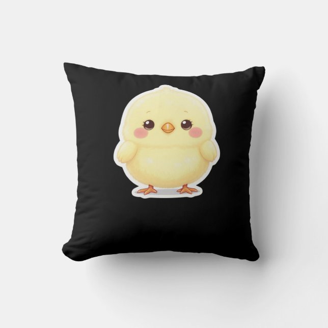 Almofada Adorable Fluffy Chibi Chick (Frente)