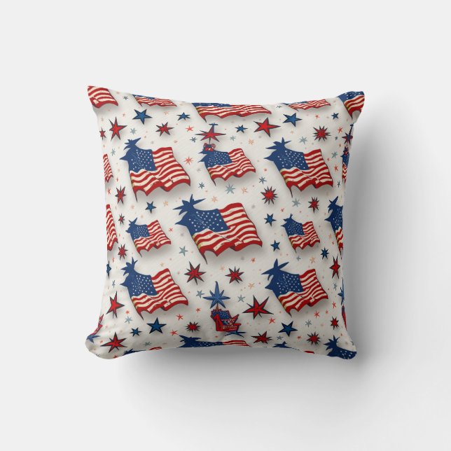 Almofada Adorando os Estados Unidos Pilows (Frente)