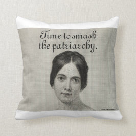 Almofada Adorável e Engraçado Vintage Feminista Esmaga a Pa