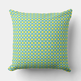Almofada Adorável padrão moderno e moderno azul amarelo