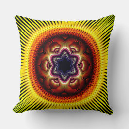 Almofada Adorno psicodélico brilhante