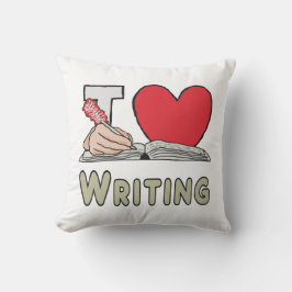 Almofada Adoro Escrevendo