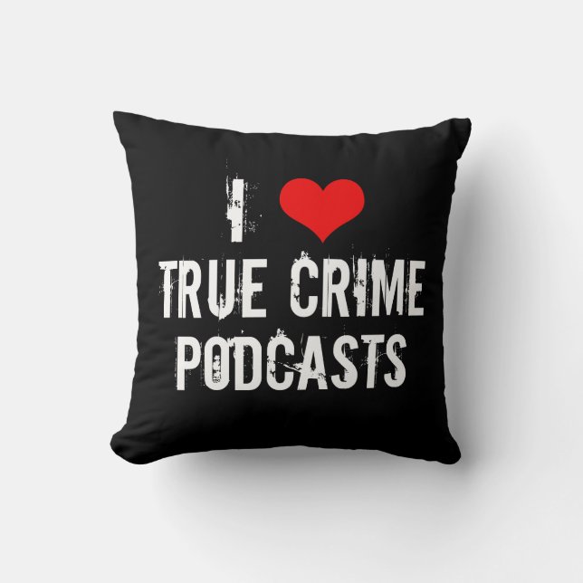 Almofada Adoro Podcasts Legal do Crime (Frente)