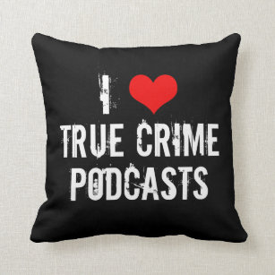 Almofada Adoro Podcasts Legal do Crime