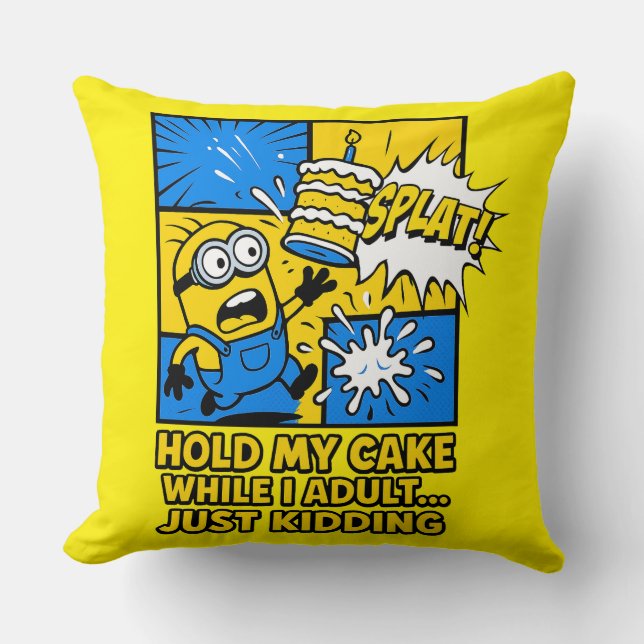 Almofada Adultos Apenas Brincando Engraçado (Frente)