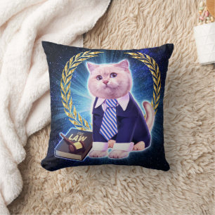 Almofada Advogado de gatos no espaço