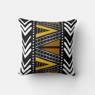 Almofada African Bogolan Design Pillow